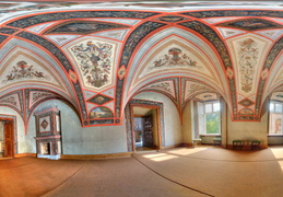 Zator - Pałac Potockich; sala myśliwska